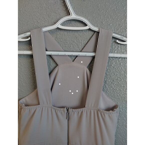 Lulu's Forevermore Gray Halter Skater Dress Size XSmall - Picture 12 of 16